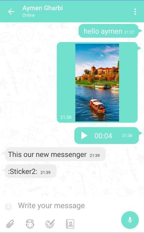 Kahaw Messenger screenshot 1