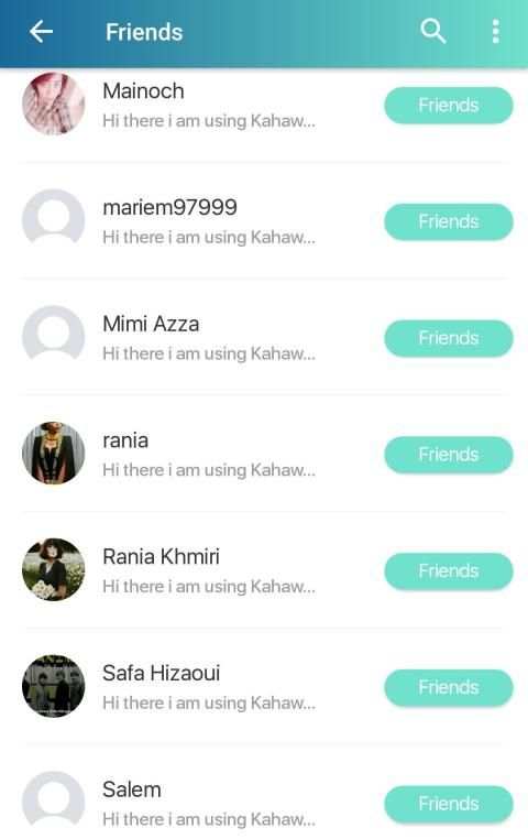 Kahaw Messenger screenshot 2