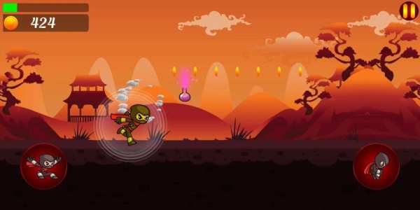 Ninja Run Game screenshot 4