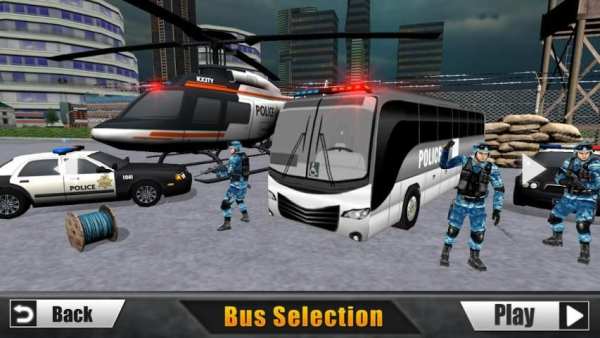 Real Police Bus : Cop Bus Simulator स्क्रीनशॉट 1