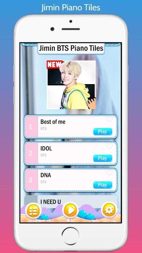 Jimin BTS Piano Tiles Game screenshot 8