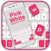 Pink White Keyboard Theme