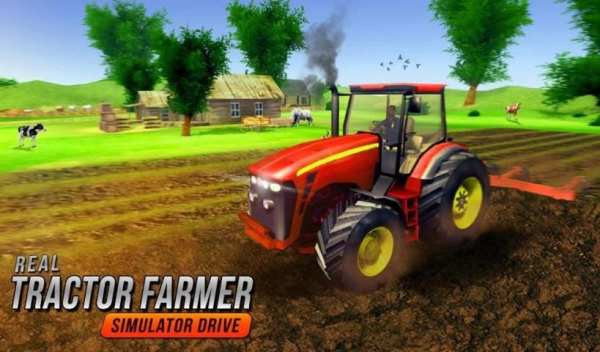 Real Tractor Farmer Sim Drive - Farming Games 2019 screenshot 5