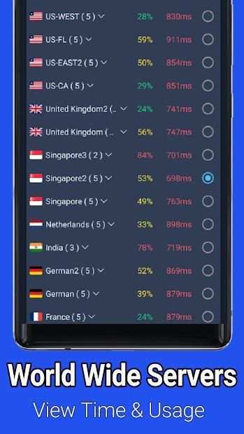 Infinity VPN - Free Fast & Secure Unlimited VPN screenshot 1