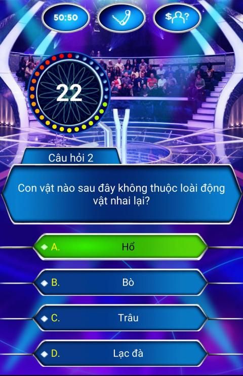 Ai là triệu phú Đọc câu hỏi screenshot 3