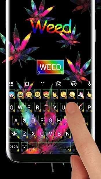Weed Rasta Keyboard for Android GO* screenshot 2