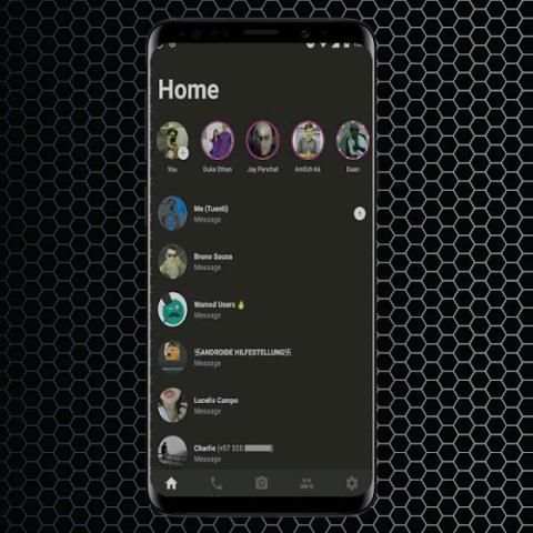 wa black ios dark screenshot 2