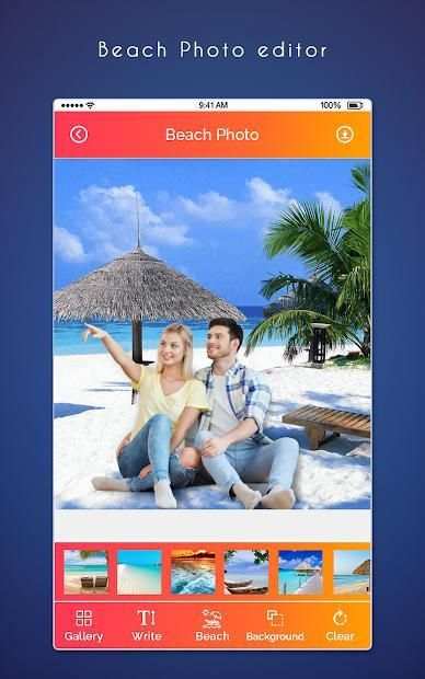 Beach Photo Editor for Pictures screenshot 3
