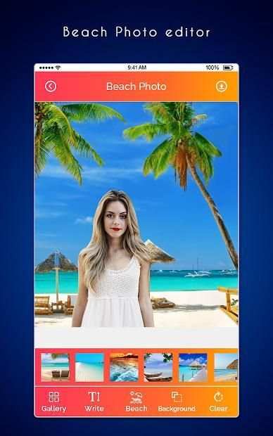 Beach Photo Editor for Pictures screenshot 1