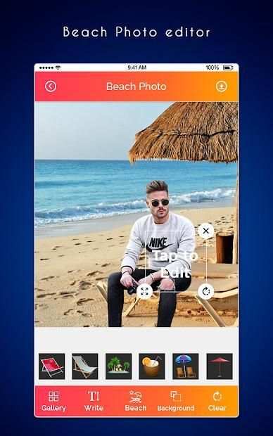 Beach Photo Editor for Pictures screenshot 2