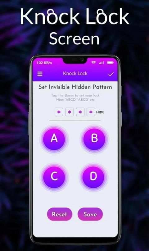 Knock Lock Screen - Knock Lock screenshot 1