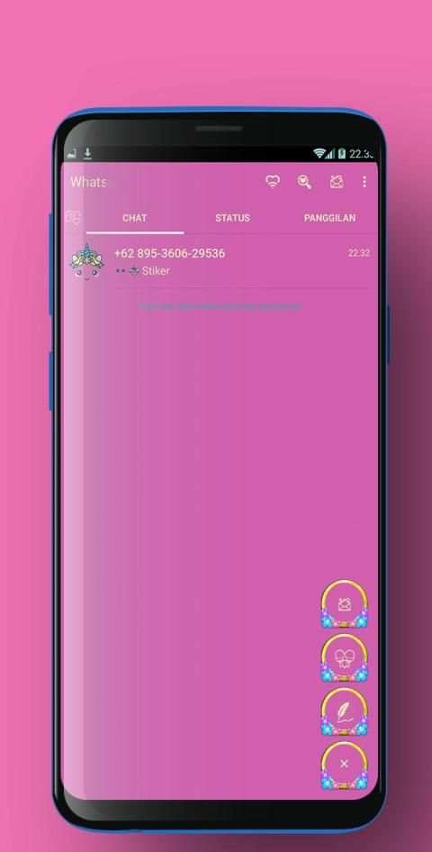 PinkWA Tema dan Wallpaper screenshot 1