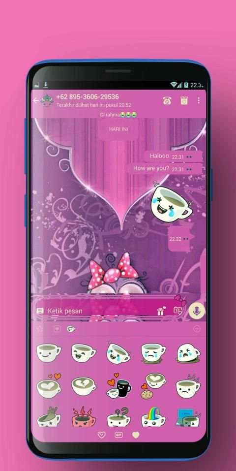 PinkWA Tema dan Wallpaper screenshot 3