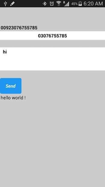 sendSMS Pro screenshot 3