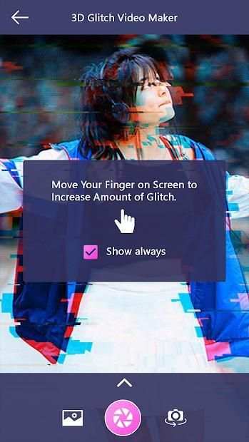 3D Glitch Video Maker - Glitch Photo Effects screenshot 2