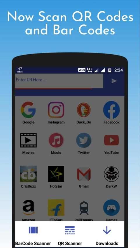 Fast & Secure Browser with QR and Bar Code Scanner screenshot 5