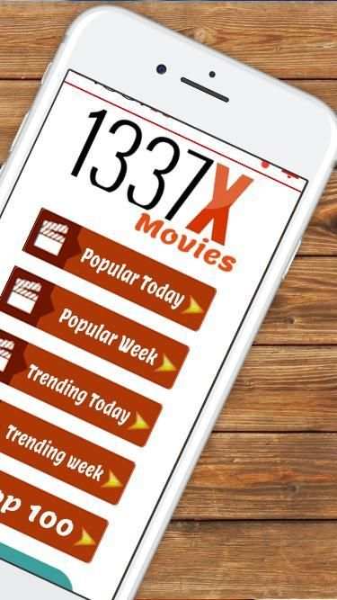 1337x - Free Movies, Tv Series & Music स्क्रीनशॉट 1