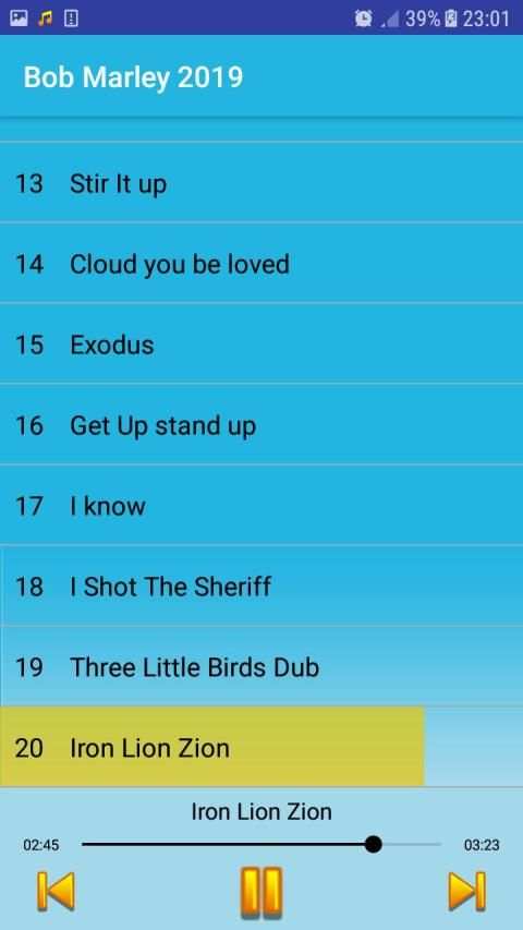 Bob Marley 20 BEST Songs 2019 - Without Internet - screenshot 1