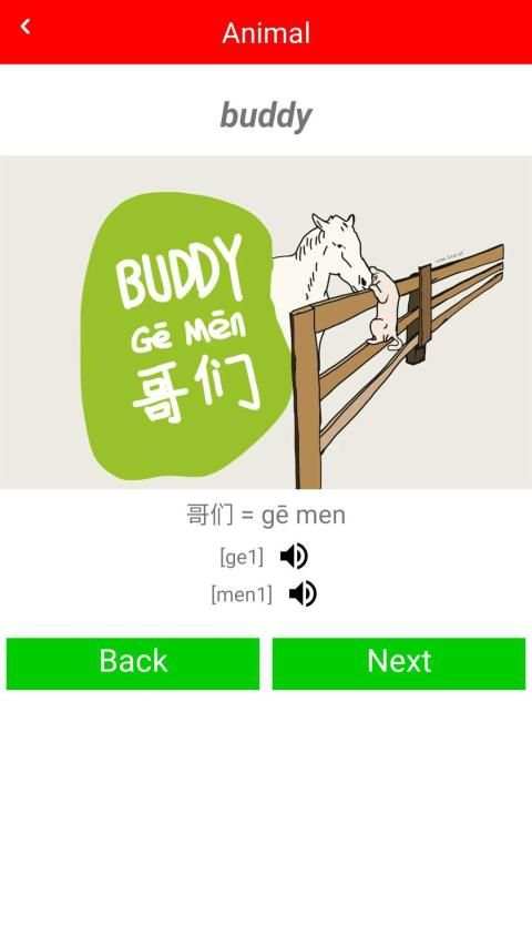 Từ Vựng Tiếng Trung - Chinese Vocabulary screenshot 1