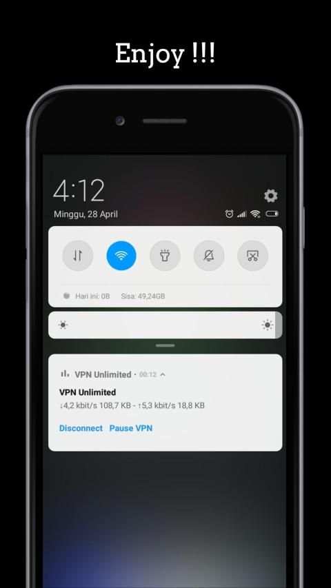 VPN Unlimited Simontok screenshot 1
