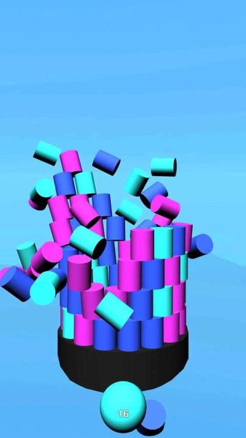 Tower Color Games 3D: Stack Tower Clash screenshot 1