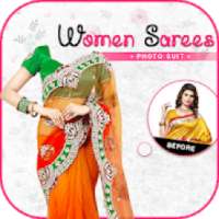 Woman Saree Photo Editor - Women Saree Photo Suit