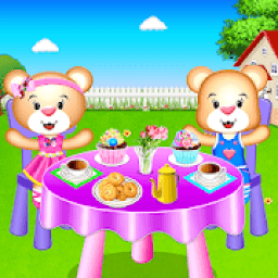 Toy Tea Party - Cleaning and Cooking Game icon