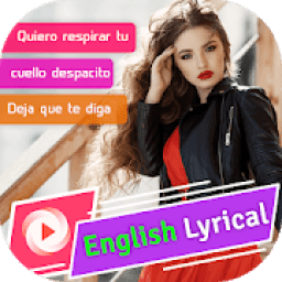 My Photo English Lyrical Video Status Maker Music आइकन