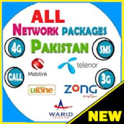 free call sms Pakistan All Mobile Network Packages