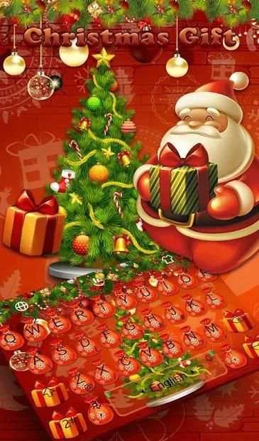 Christmas Gift Keyboard Theme 2 تصوير الشاشة