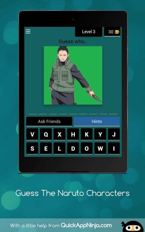 Guess The Naruto Characters screenshot 10