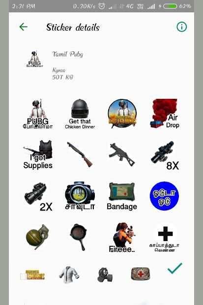PUBG Sticker for Whatsapp screenshot 1