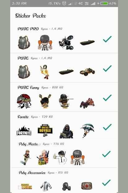 PUBG Sticker for Whatsapp screenshot 2