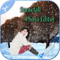 Snowfall Photo frame : Cut paste Editor on 9Apps