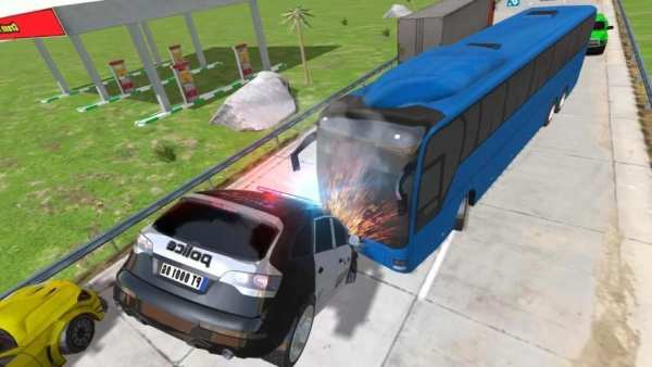 Police Car Driving Traffic स्क्रीनशॉट 3