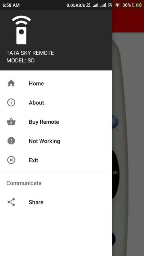 Tata Sky SD Remote Control screenshot 3