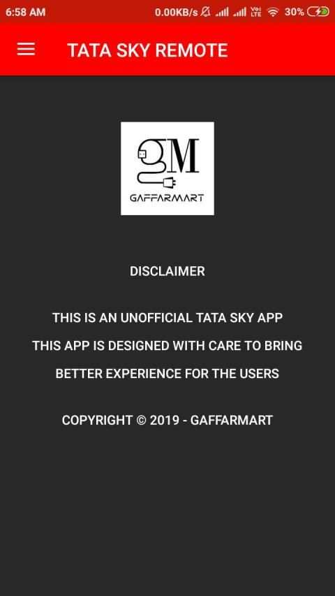 Tata Sky SD Remote Control screenshot 2