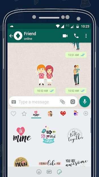 Romantic Sticker For Whatsapp screenshot 1