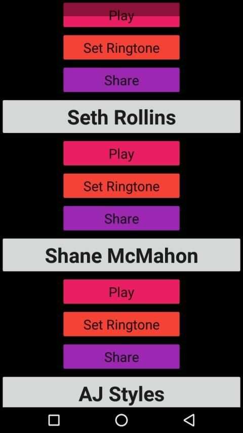 Unofficial w.w.e Superstar Theme Songs screenshot 1