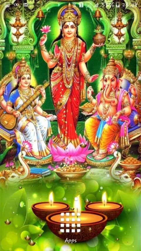 Lakshmi Devi HD Live wallpaper screenshot 2