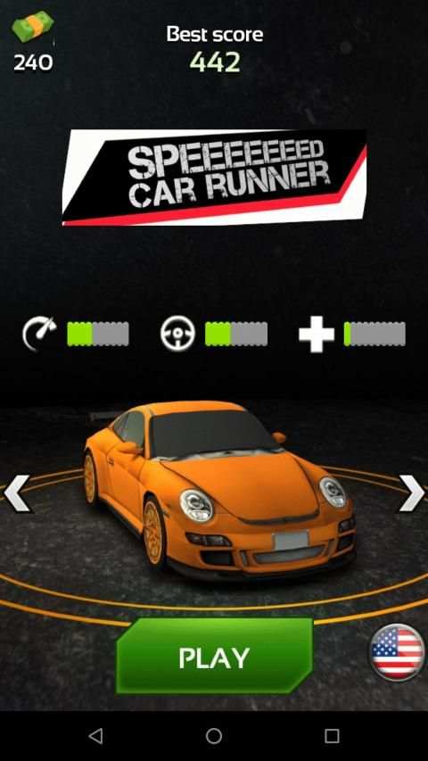 Speed Car Runner screenshot 1