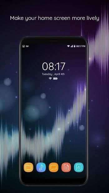 Music Live Wallpaper - Music Waves Live Wallpaper screenshot 2