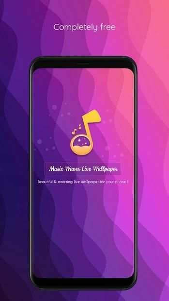 Music Live Wallpaper - Music Waves Live Wallpaper screenshot 3