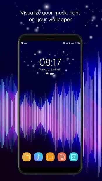 Music Live Wallpaper - Music Waves Live Wallpaper screenshot 1