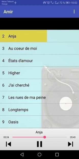 Amir Chansons screenshot 2