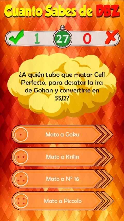Cuanto Sabes de DBZ - Trivia screenshot 3