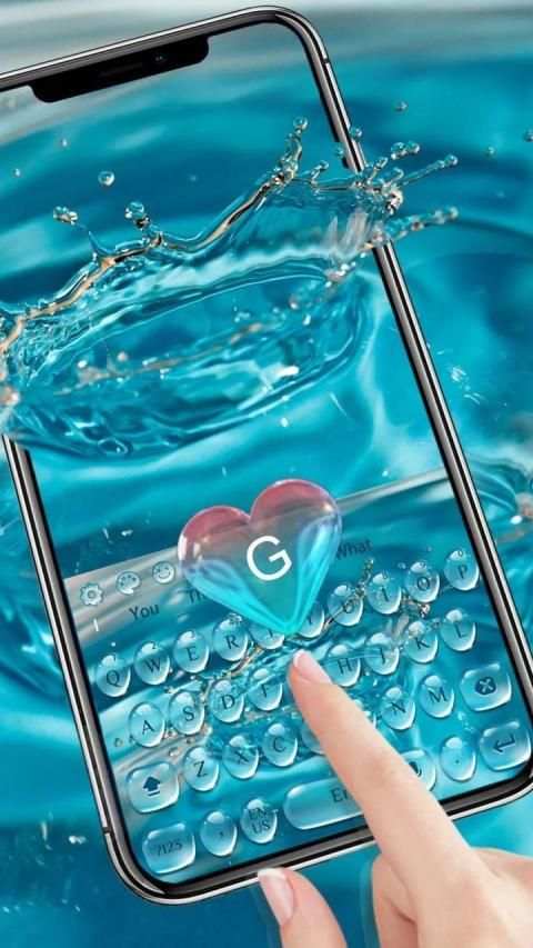 Water Drop Keyboard स्क्रीनशॉट 2
