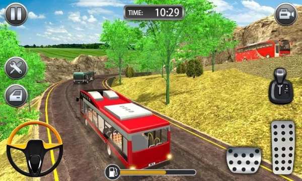 Hill Bus Racing Driving Simulator 2019 स्क्रीनशॉट 2
