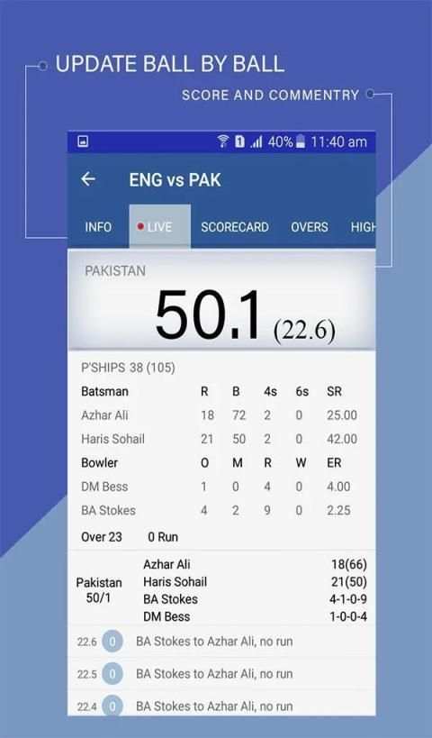 Live Cricket Scores , Schedule CricketLivez स्क्रीनशॉट 6
