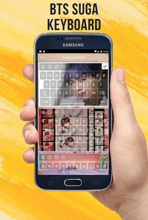 BTS Suga Keyboard KPOP screenshot 2